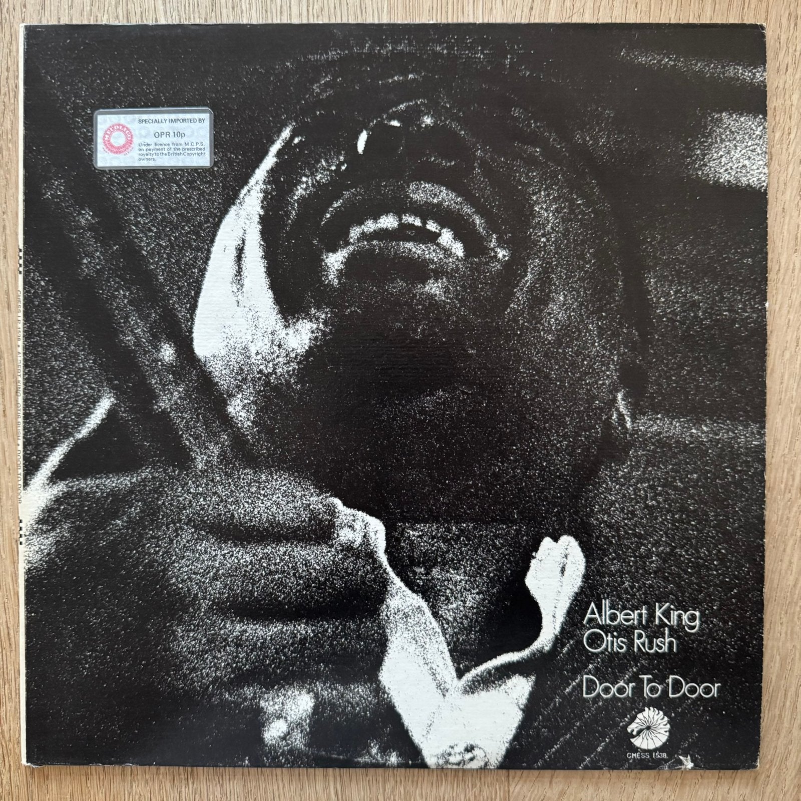 Albert King & Otis Rush Door To Door LP Vinyl Electric Blues, LP, Gebruikt, Fotohoes, Ophalen of Verzenden
