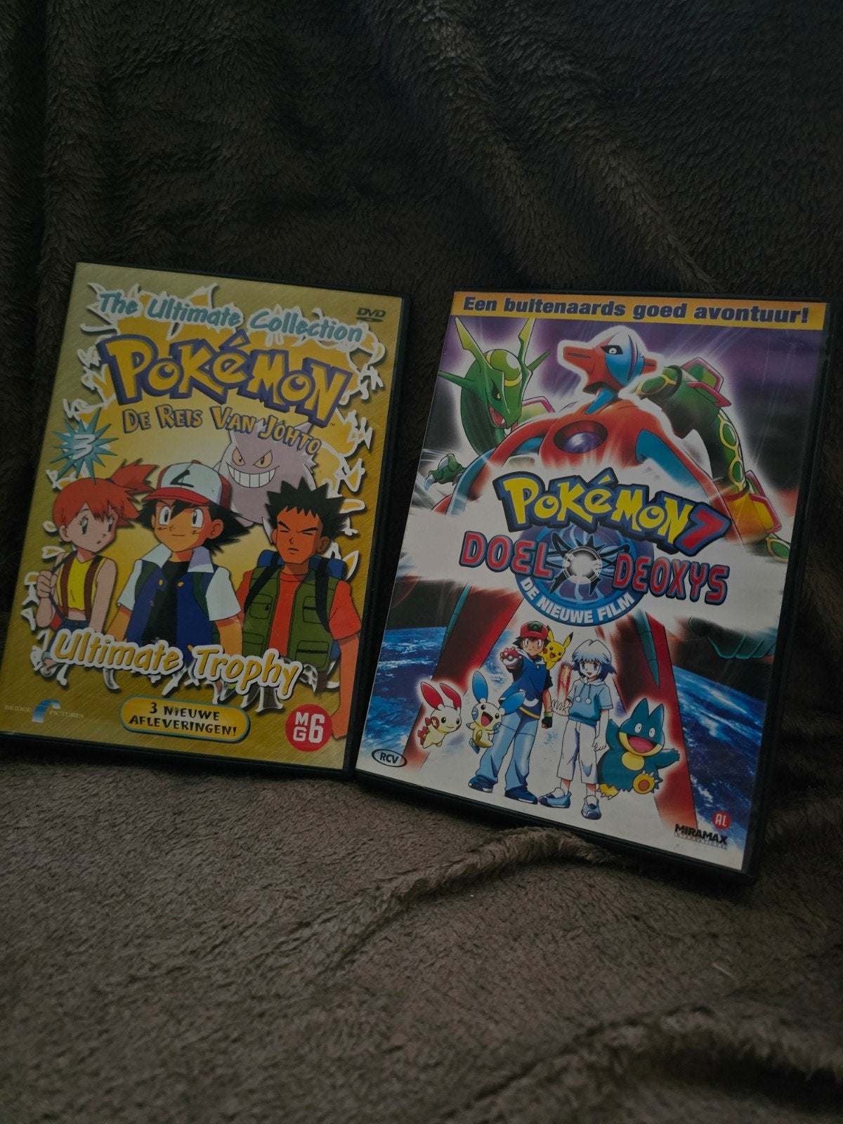 Pokémon DVD Collectie: De Reis van Johto & Doel Deoxys, Gebruikt, Animatie, Verzenden, Alle leeftijden