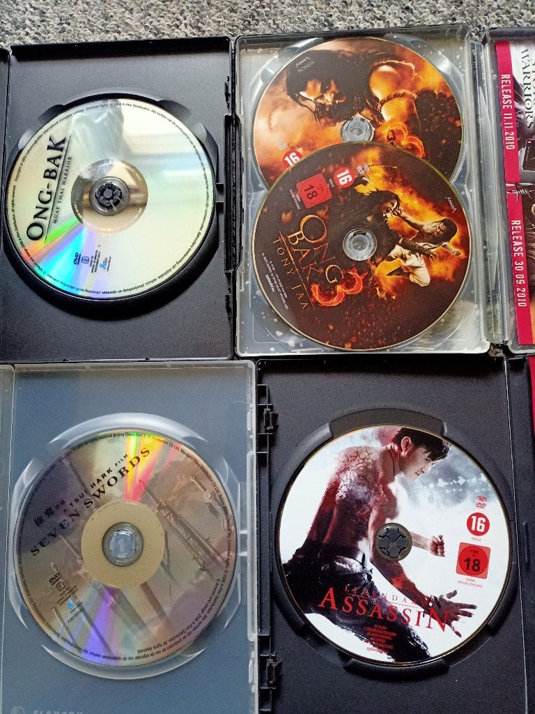 Wu Jing, Ong-Bak, Ong-bak 3, Seven Swords, 14 blades 5x #mma, Alle leeftijden, Nederlands, Actiethriller, Ophalen of Verzenden