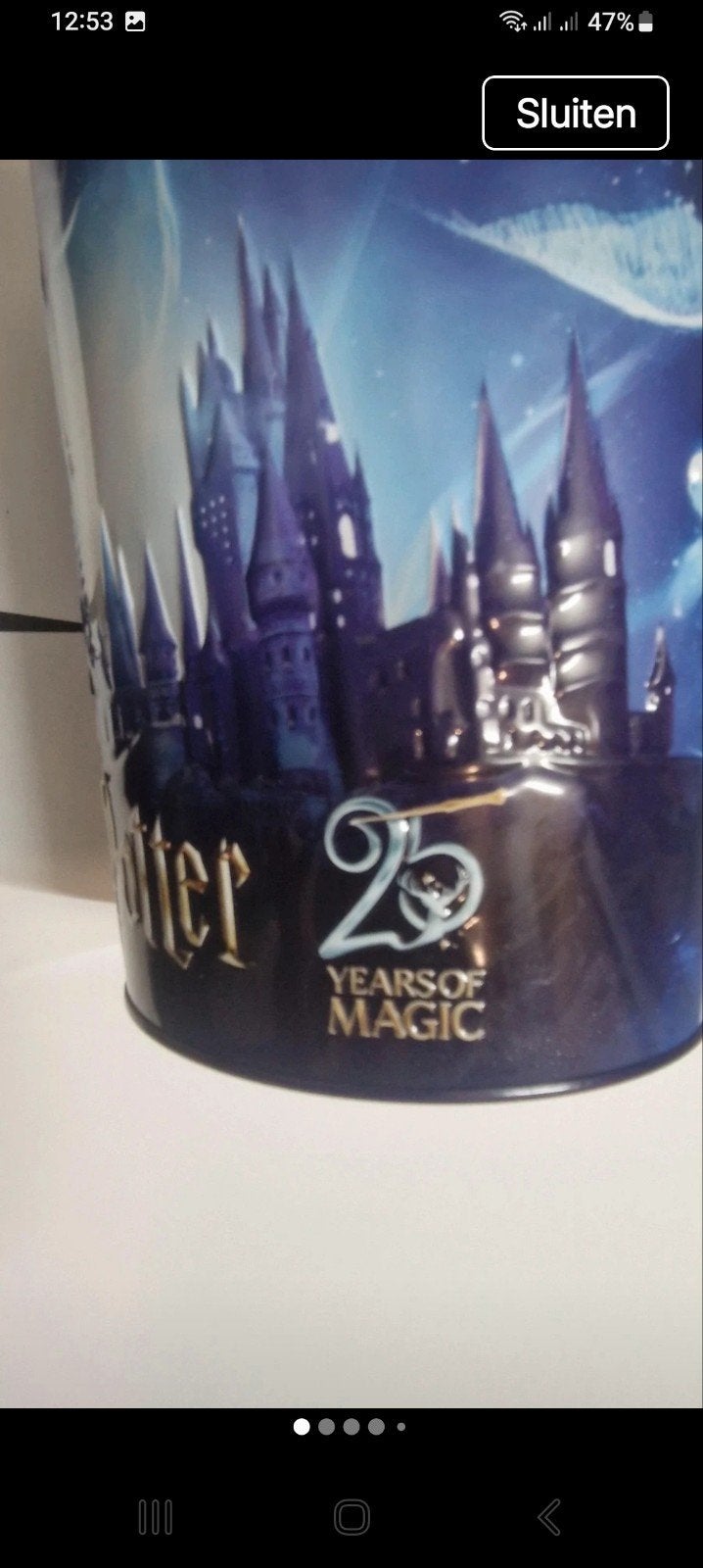 Exclusieve Harry Potter 25th Anniversary popcorn buckets:, Verzamelen, Ophalen of Verzenden, Actiefiguurtje