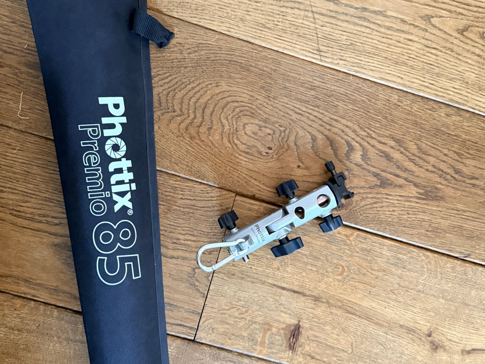 Phottix Premio 85 Softbox met Varos Pro BG houder, Gebruikt, Overige typen, Ophalen of Verzenden, Overige merken