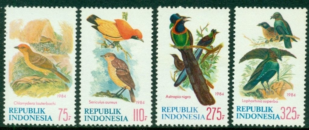 Indonesie 1987 - ZBL 1215-1218 - Vogels, Ophalen of Verzenden, Postfris, Zuidoost-Azië