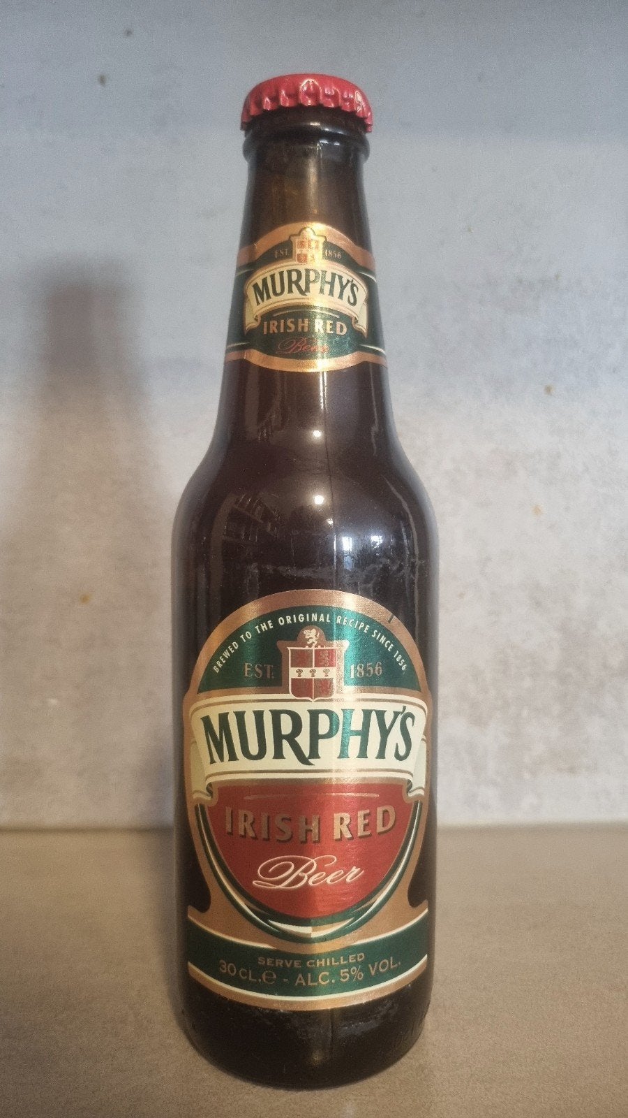 Murphy's Irish Red - Murphy Brewery, Ams - 30cl - tht '04, Ophalen of Verzenden, Zo goed als nieuw, Glas of Glazen, Overige merken