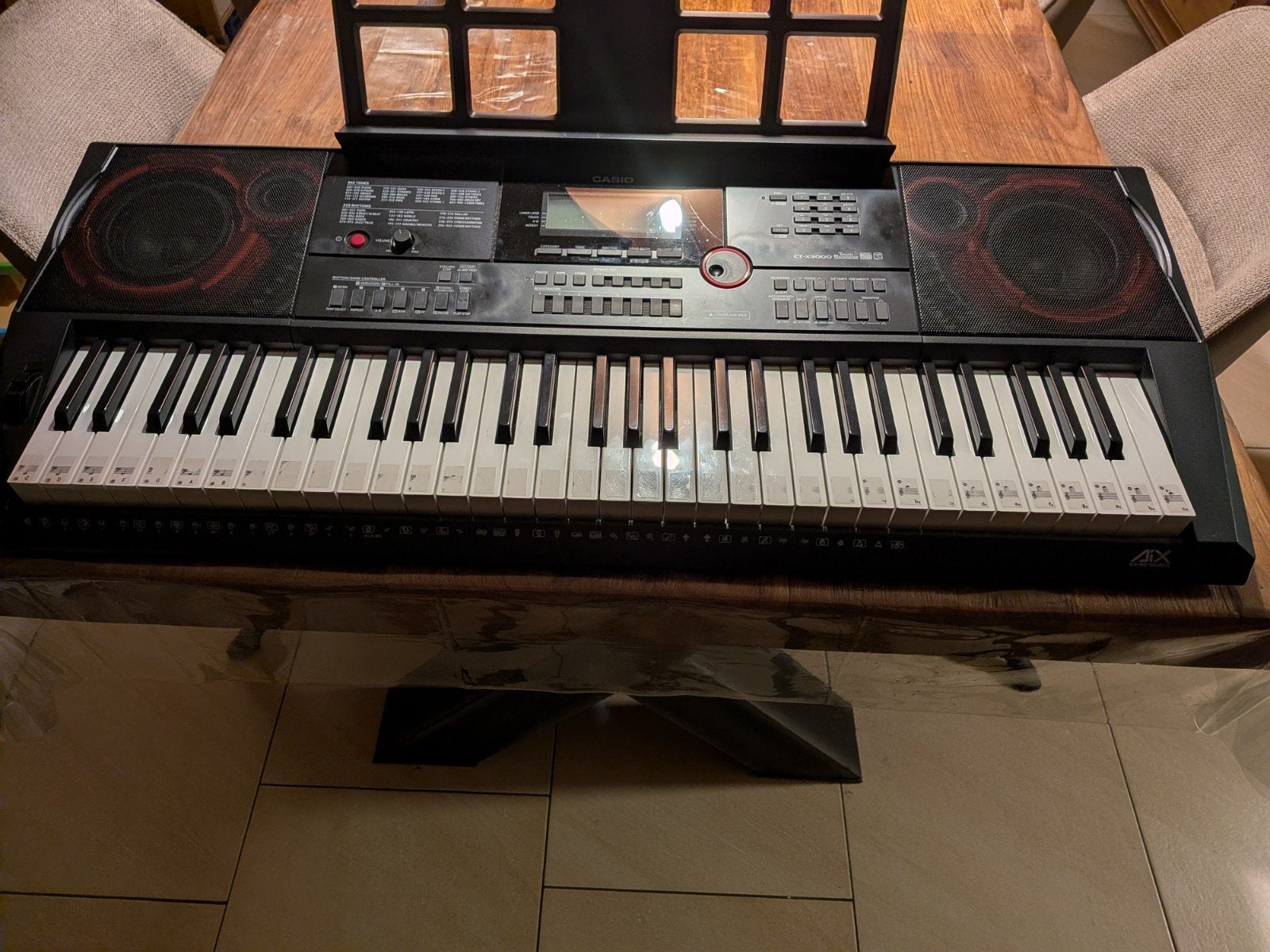 casio keyboard ct_x3000, Ophalen, Casio, 61 toetsen, Zo goed als nieuw