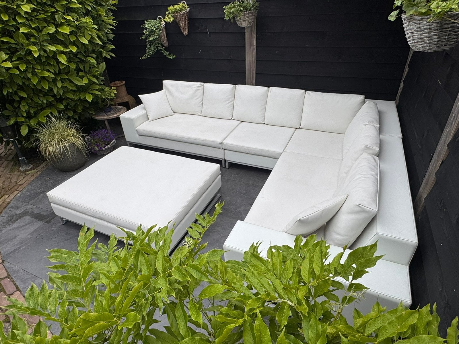 Manutti Zendo Loungeset, Tuin en Terras, Ophalen, Zo goed als nieuw, Wicker, Hocker