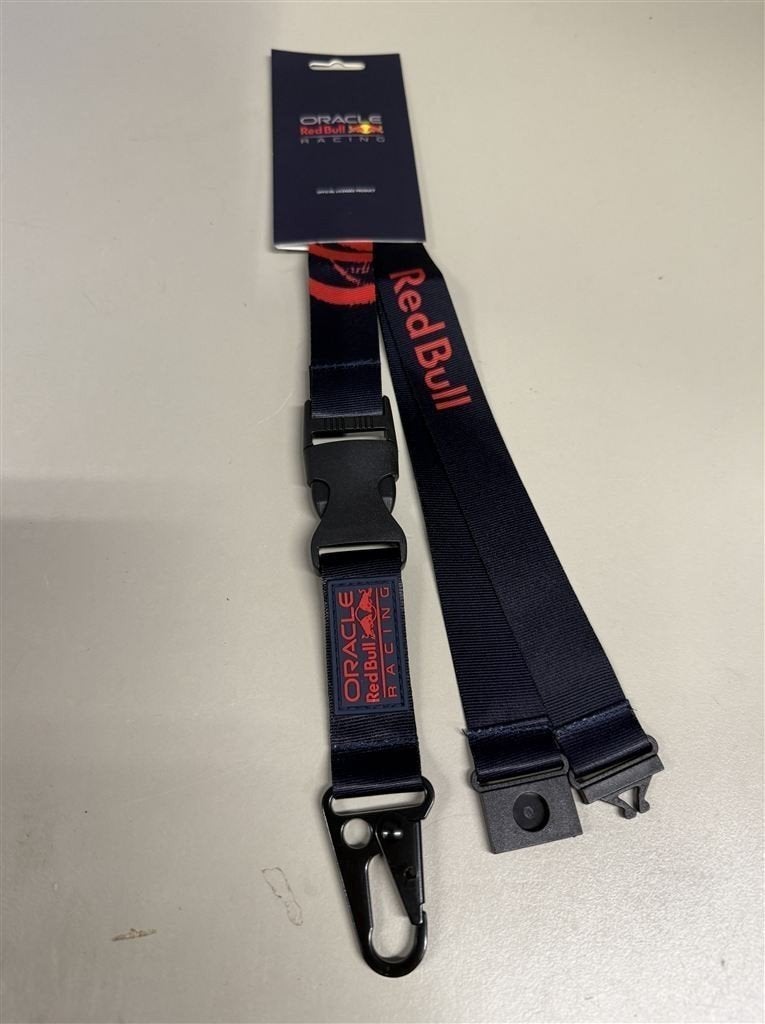 red Bull Racing Lanyard, logolabel bevestigd, ontwerp 2024,, Ophalen of Verzenden, Nieuw, Auto's