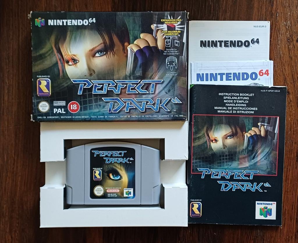 Perfect Dark Nintendo 64 (N64), Vanaf 18 jaar, Shooter, Ophalen of Verzenden, Zo goed als nieuw
