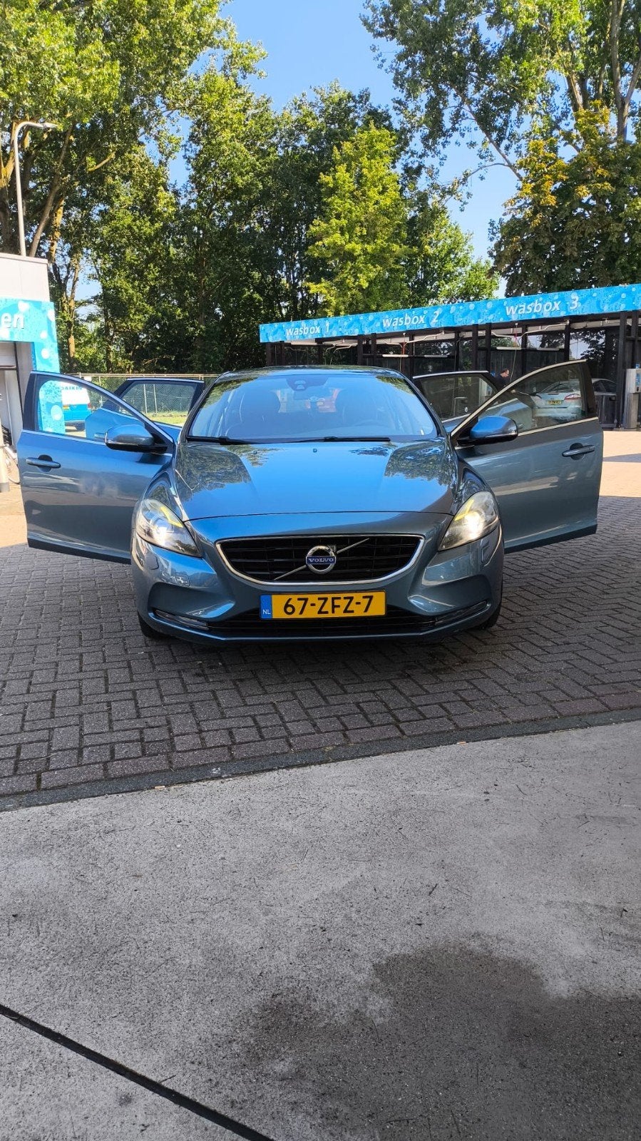 Volvo V40 1.6 T4 180PK 2012 Blauw NAP, Auto's, Volvo, Voorwielaandrijving, Zwart, 4 cilinders, Particulier