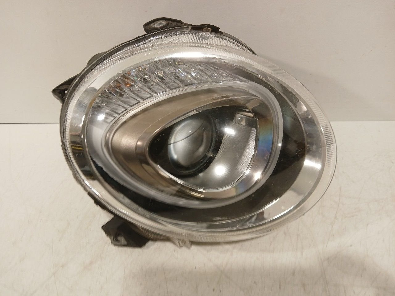 Koplamp rechts Fiat 500, Van der Ven Autorecycling B.V., Gebruikt, Ettenseweg 76, 4706 PB Roosendaal, The Netherlands, Herkomst onderdeel bekend