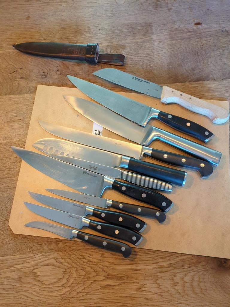 Messen, Ophalen, Rvs of Chroom