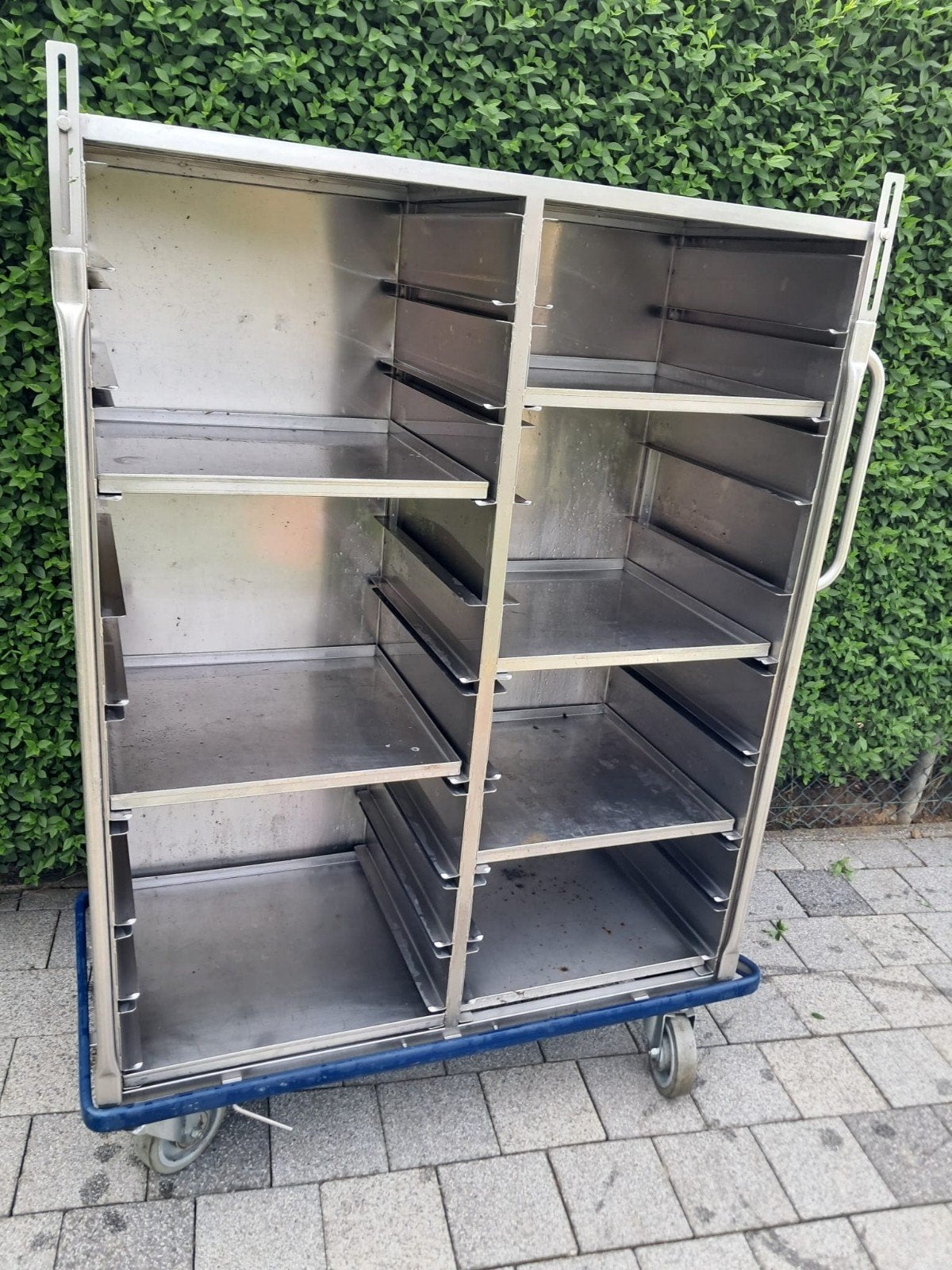 RVS Horeca kar, Ophalen, Gebruikt