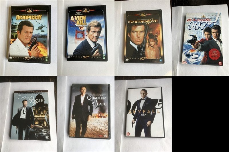 james bond 007 dvd daniel craig collectie 7 stuks, Alle leeftijden, Ophalen of Verzenden, Zo goed als nieuw