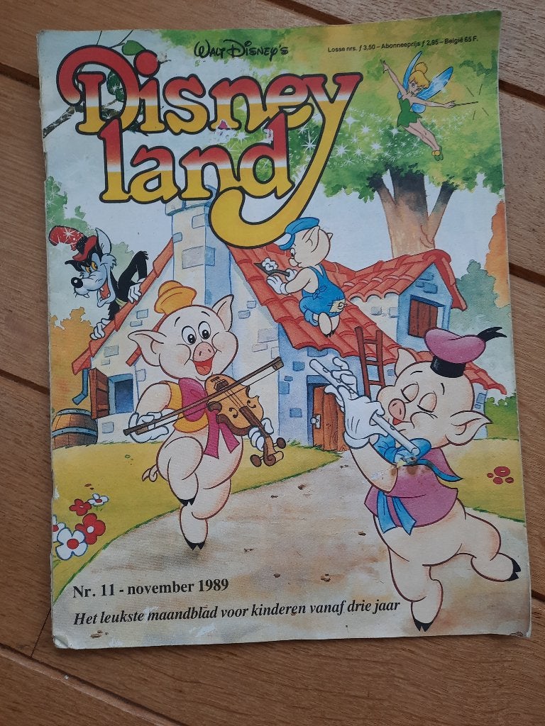 Walt Disneyland - Nr 11 - november 1989, Antiek en Kunst, Ophalen of Verzenden