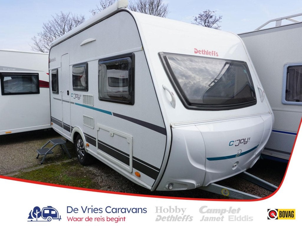Dethleffs C'Joy 410 QL Incl. Mover, Cass.luifel!, Standaardzit, Bedrijf, 750 - 1000 kg, Schokbreker