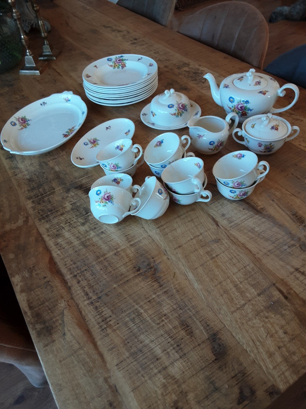 servies, Ophalen