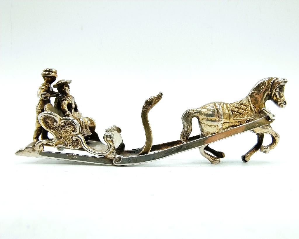 Zilveren miniatuur, J.S. Zwanenburg, Sneek, 1900, Antiek en Kunst, Antiek | Goud en Zilver, Verzenden, Zilver