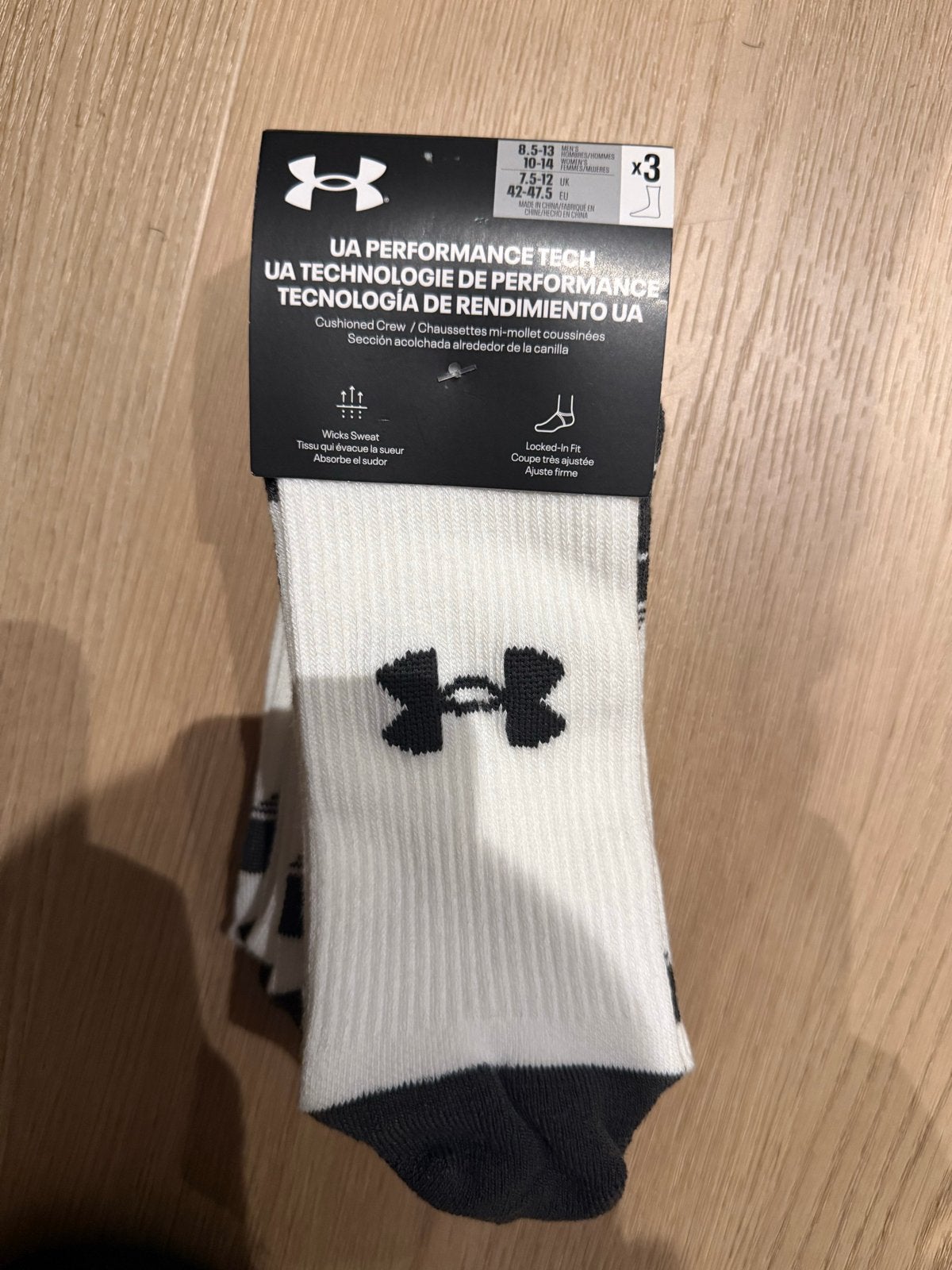 Under Armour Performance Tech Sokken (3 paar), Kleding | Heren, Sokken en Kousen, Ophalen of Verzenden, Nieuw, Maat 43 t/m 46