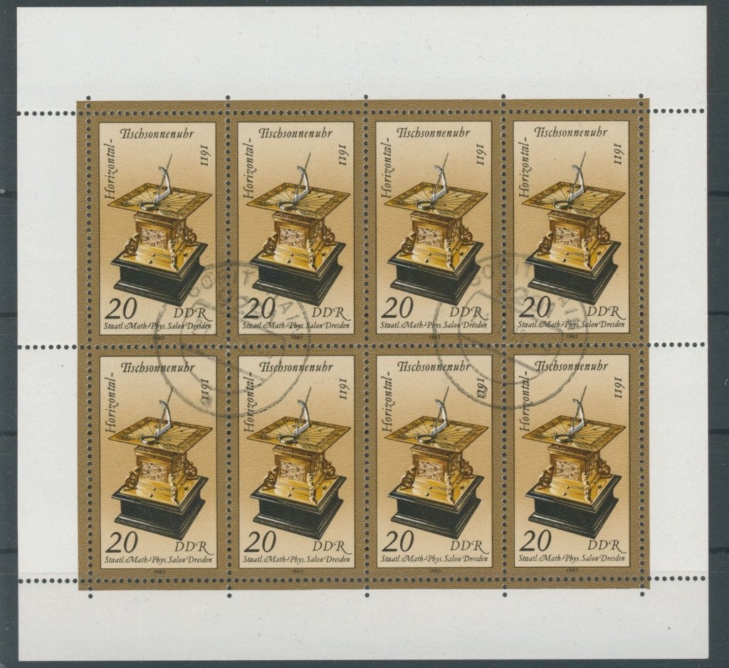 DDR 1983, Kleinbogen Michel 2798, gestempeld., Postzegels en Munten, Verzenden, DDR, Gestempeld