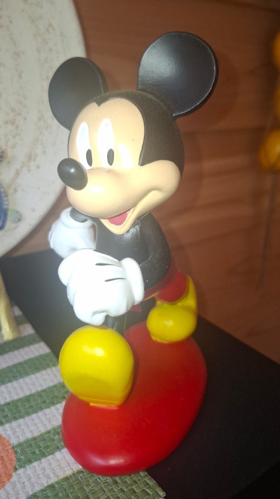 Beeld van Mickey Mouse, Ophalen of Verzenden, Mickey Mouse, Zo goed als nieuw, Beeldje of Figuurtje