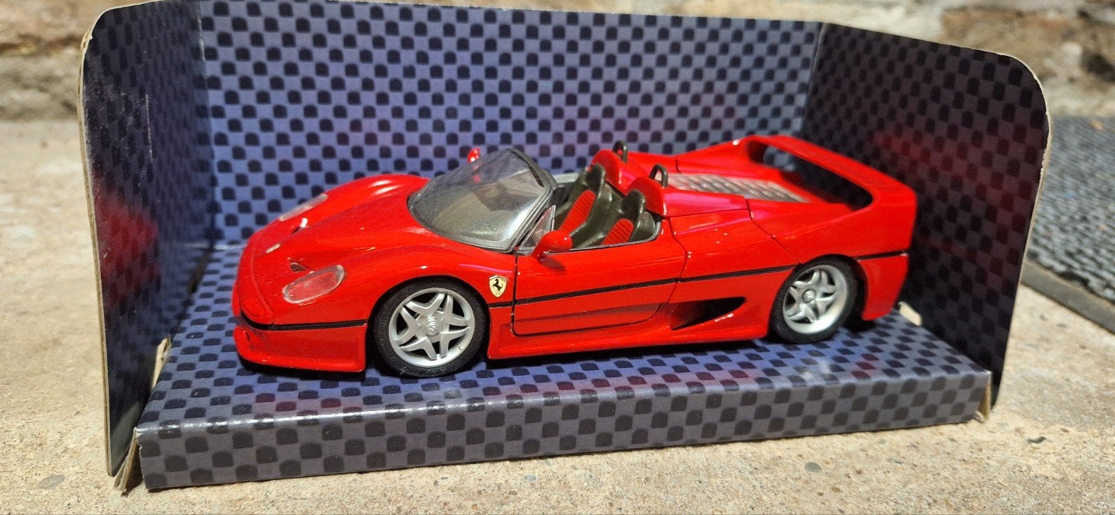 Ferrari F50 Shell Collezione - 1:24, Ophalen of Verzenden, Zo goed als nieuw, Auto, Overige merken