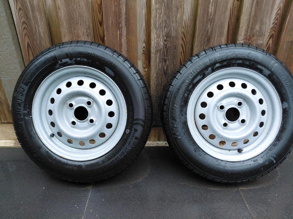 Kenda KargoTrail 3G banden met velg 145/80/R13 78N, Auto diversen, Aanhangwagen-onderdelen, Ophalen, Gebruikt