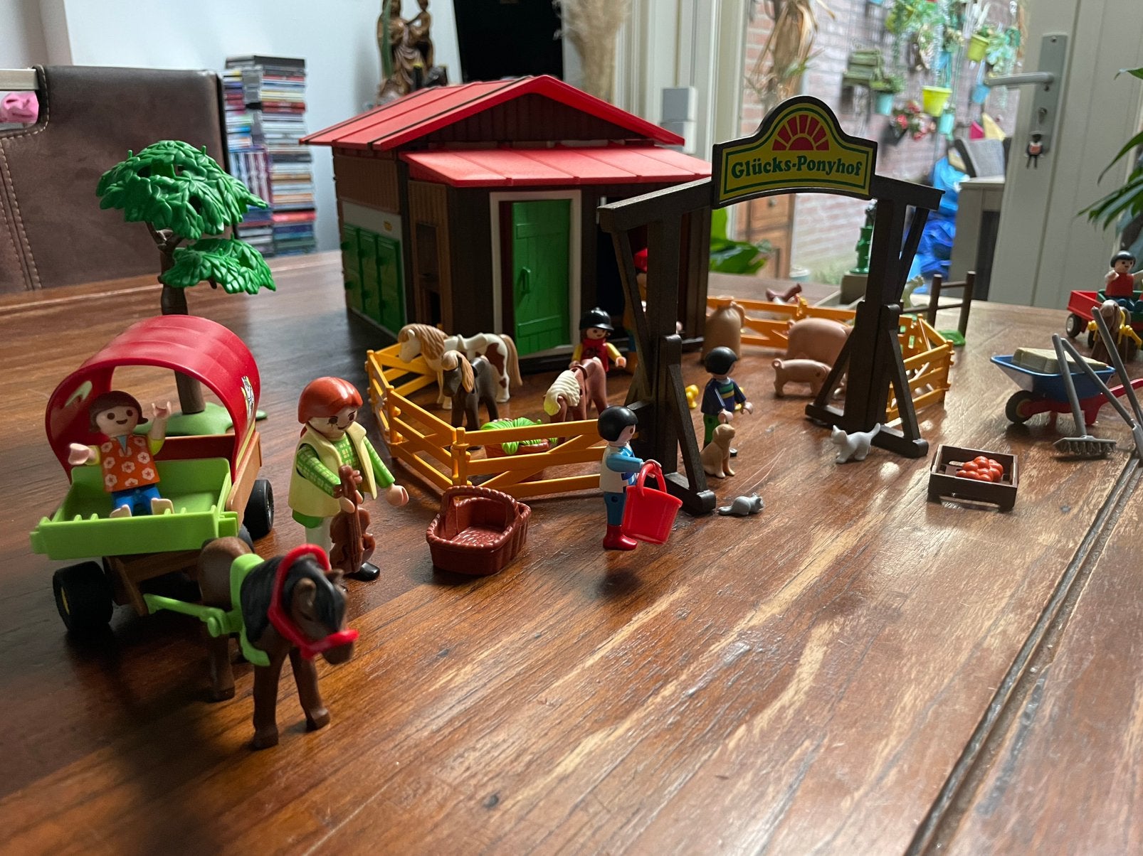 Playmobil 4060 Ponyranch + 5228 en 3583, Ophalen of Verzenden, Zo goed als nieuw