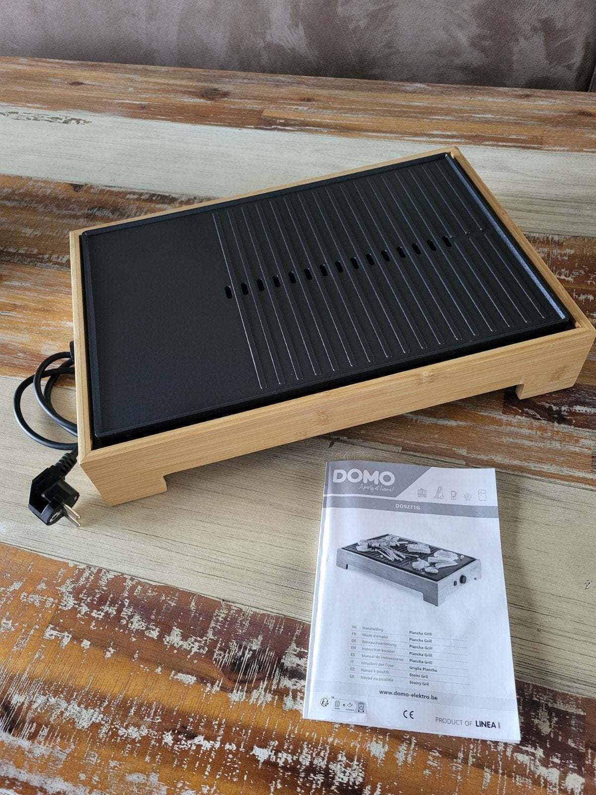Domo Plancha Grill DO9271G - Zo goed als nieuw, Ophalen, Zo goed als nieuw