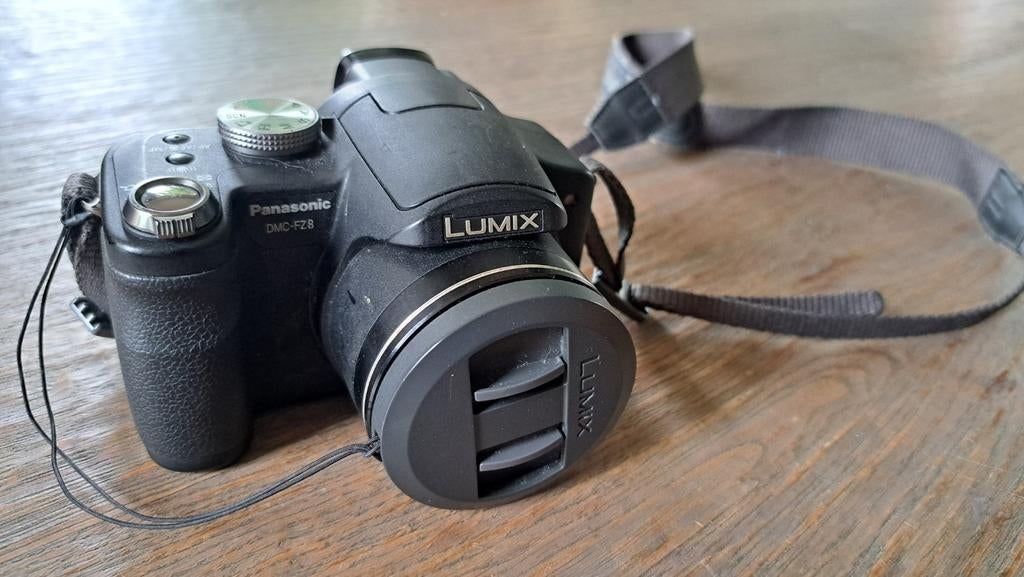 Panasonic Lumix DMC-FZ8 Digitale Camera met Tas, Gebruikt, Compact, Ophalen of Verzenden, Overige Merken