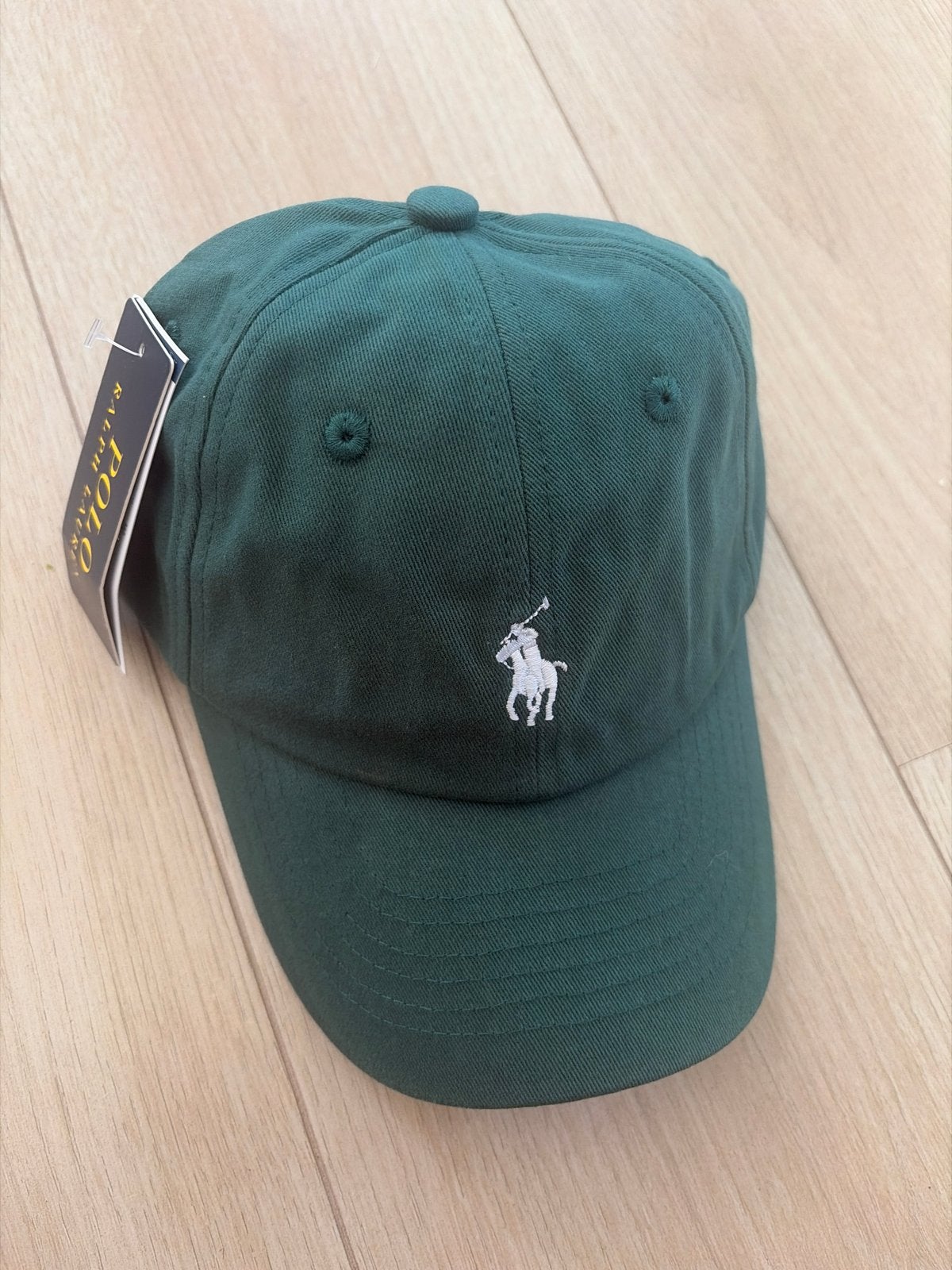 Nieuwe Polo Ralph Lauren pet - Donkergroen met logo, Verzenden, Nieuw, One size fits all, Pet