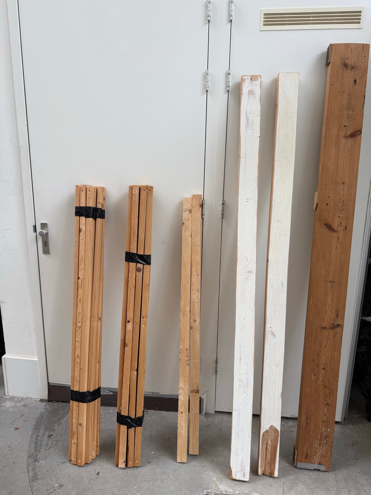 Diverse balken en houtsoorten, Ophalen, Gebruikt