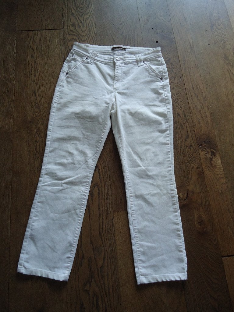 Witte stretch Cambio Jeans maat 40, Cambio, Wit, Ophalen of Verzenden, W30 - W32 (confectie 38/40)