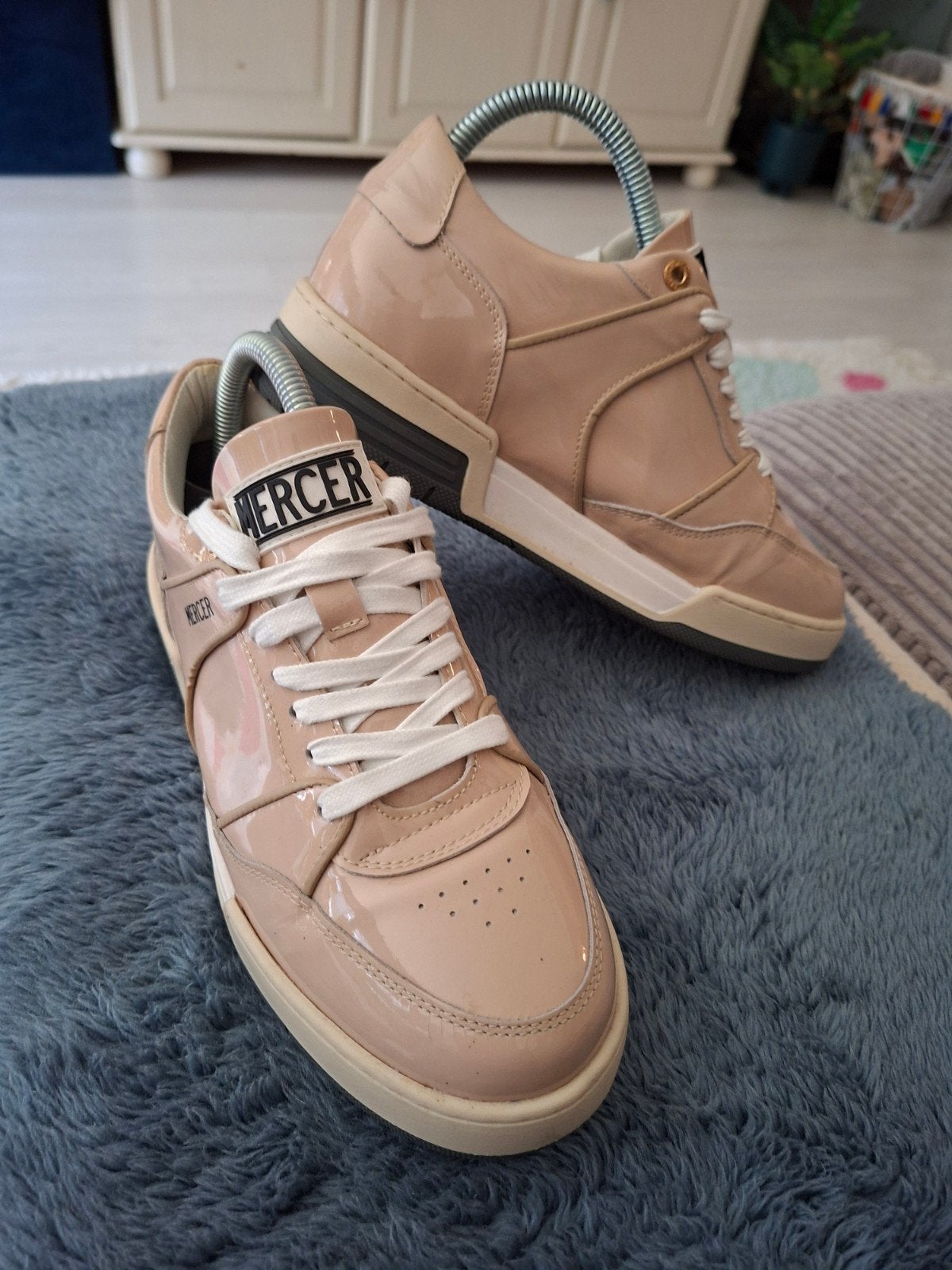 Mercer Amsterdam sneakers maat 39, Beige, Ophalen of Verzenden, Sneakers of Gympen, Gedragen