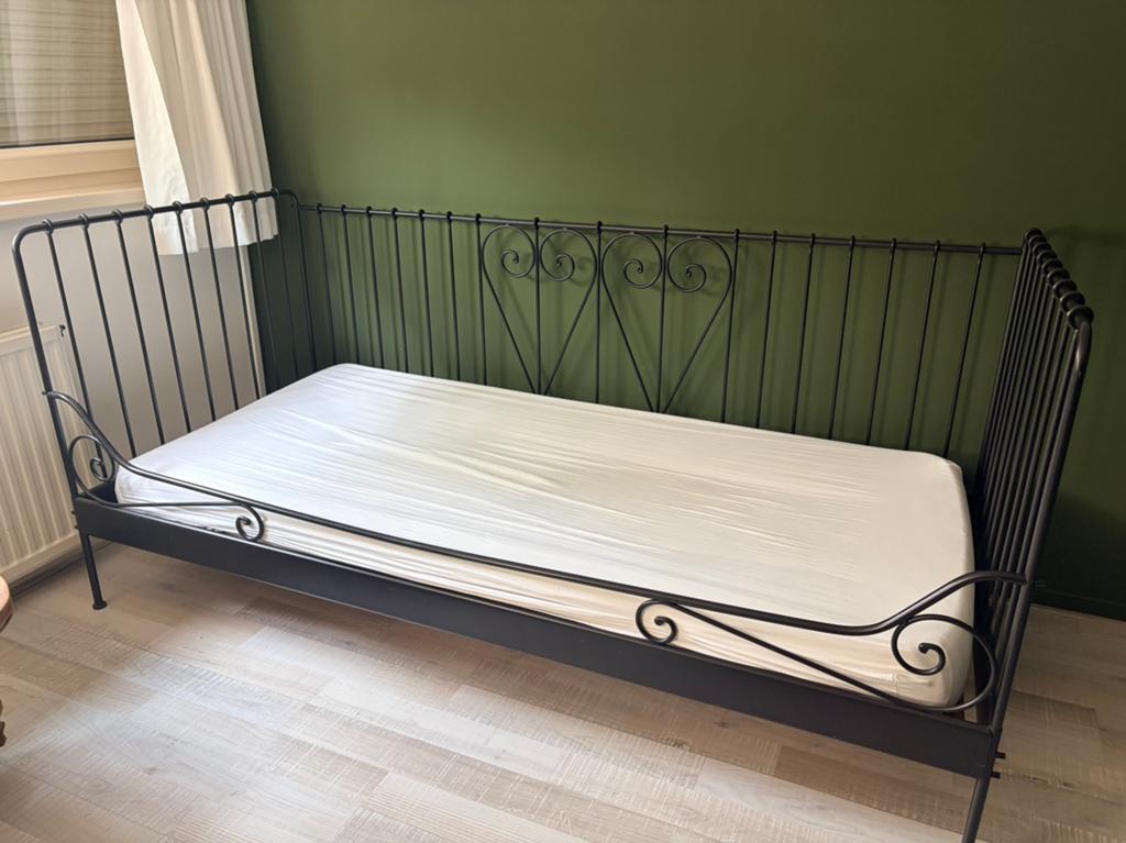 Ikea bed frame, gebruikt!, Ophalen, 85 tot 100 cm, Gebruikt, Lattenbodem