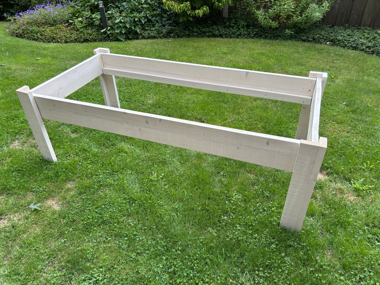 Bedframe steigerhout, Ophalen, Gebruikt, 90 cm, 200 cm