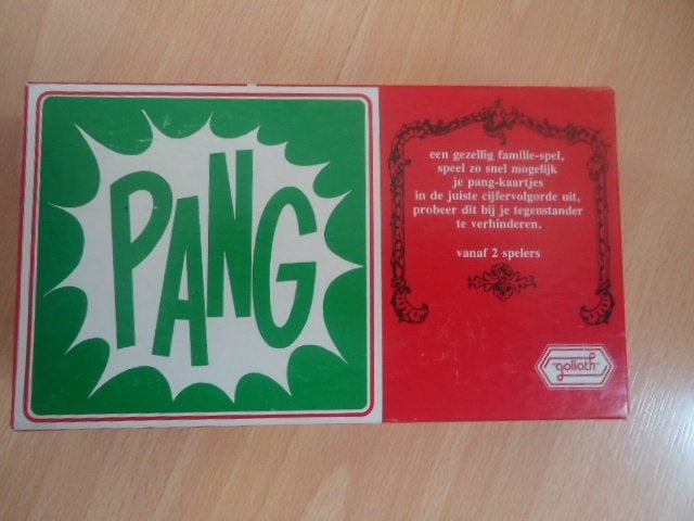 Pang, kaartspel. compleet en zgan. Goliath, Hobby en Vrije tijd, Gezelschapsspellen | Kaartspellen, Een of twee spelers, Ophalen of Verzenden