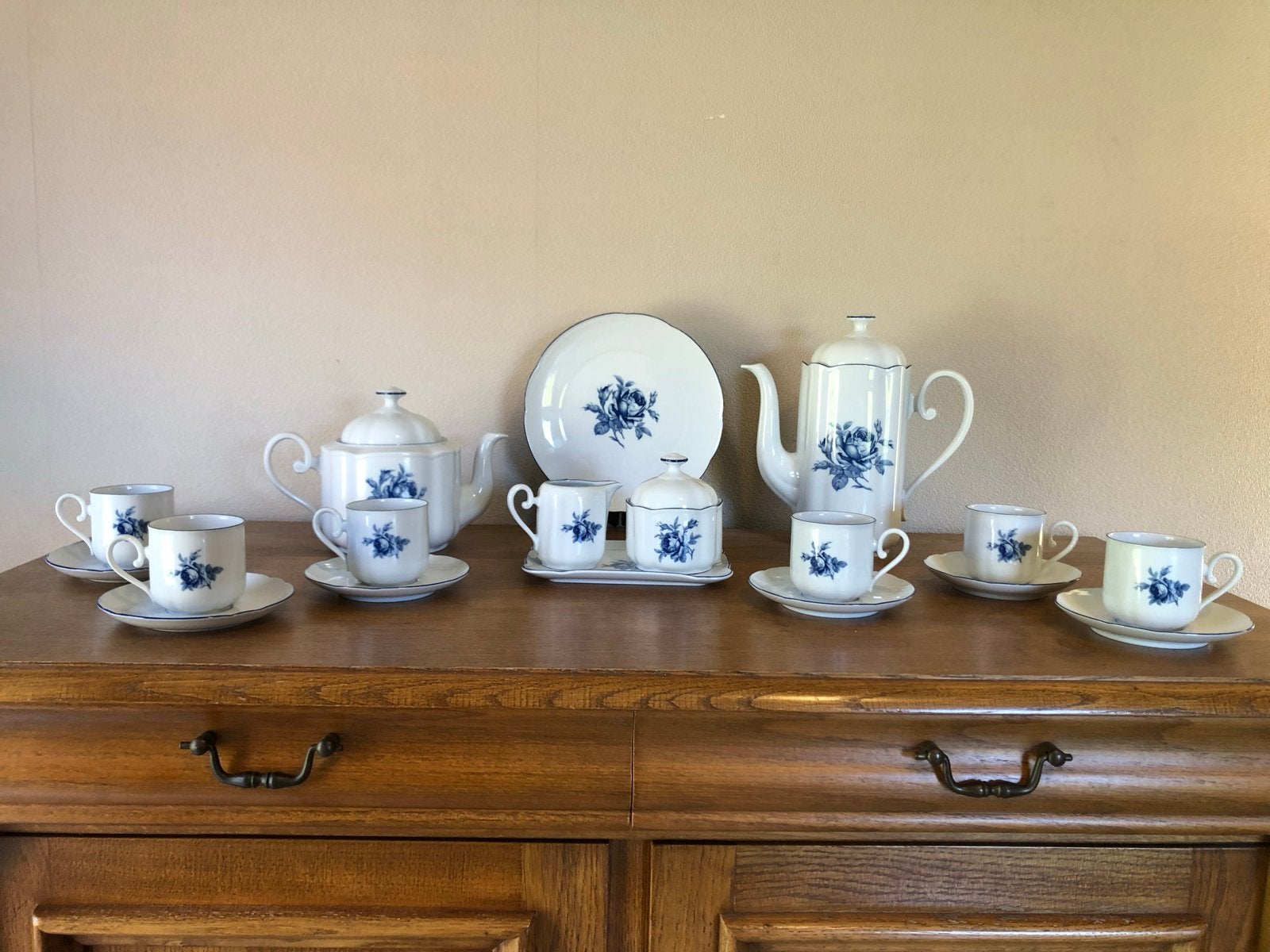 Douwe Egberts Bavaria Porseleinen Koffie-/Theeservies, Ophalen of Verzenden