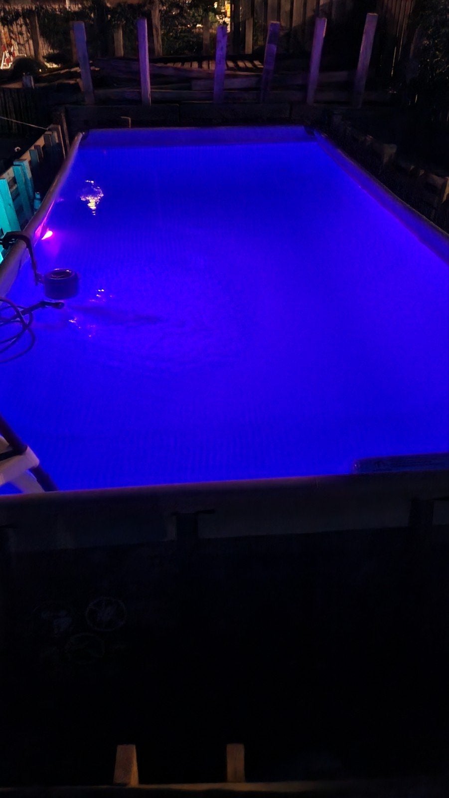 Intex LED zwembad verlichting - sfeervol en waterdicht, Gebruikt, 80 tot 120 cm, 300 cm of meer, Ophalen of Verzenden