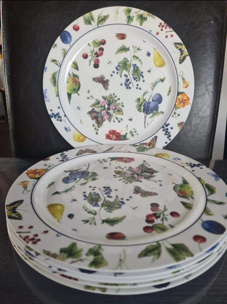 Janneke Brinkman Salentijn- fruits&flowers- mepal - 6x diner, Caravans en Kamperen, Kampeeraccessoires, Ophalen of Verzenden, Zo goed als nieuw