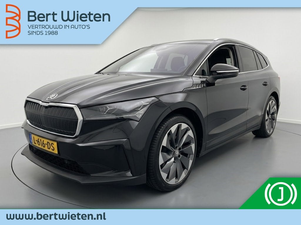 Skoda Enyaq iV 60 | SOH 91.81% | Sportline velgen | Smartlin, Automaat, 390 km, Gebruikt, Zwart