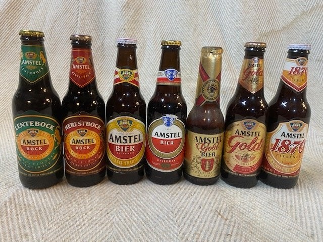 Amstel bier, Ophalen of Verzenden, Zo goed als nieuw, Flesje(s), Amstel