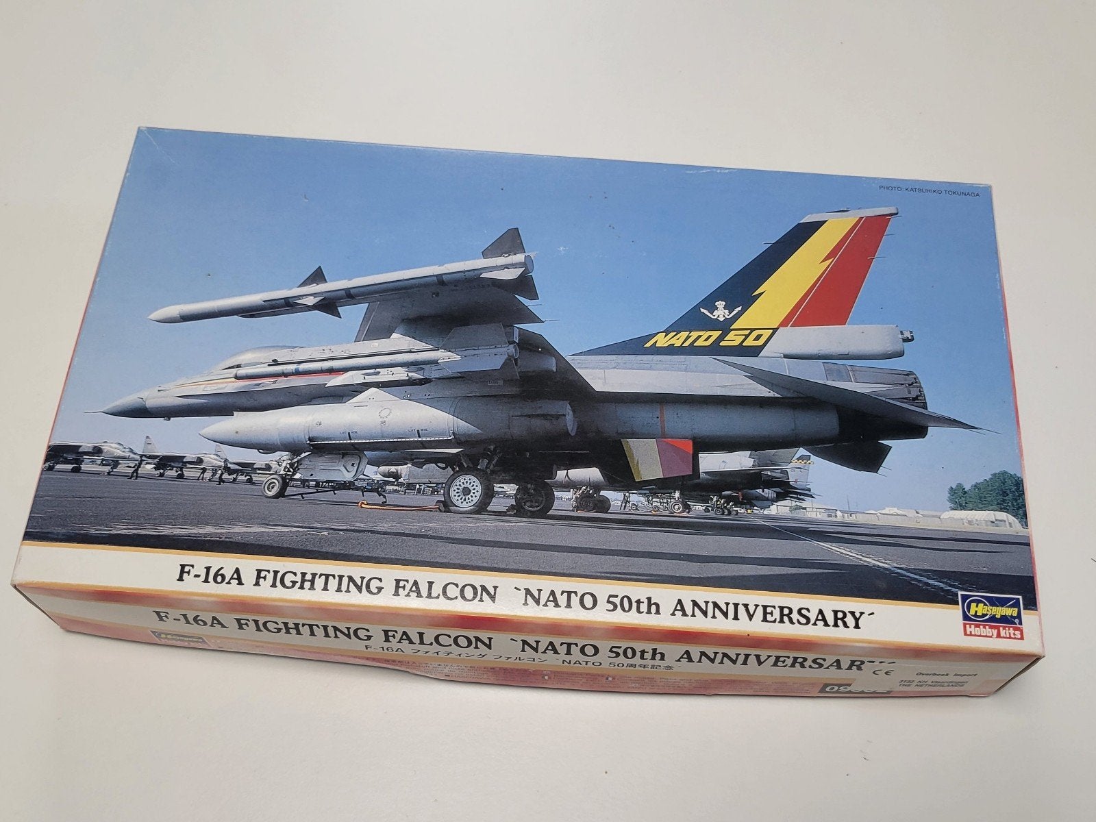 F-16A HASEGAWA 1/48 "50 YEARS NATO", Hasegawa, Nieuw, Ophalen of Verzenden, Groter dan 1:72