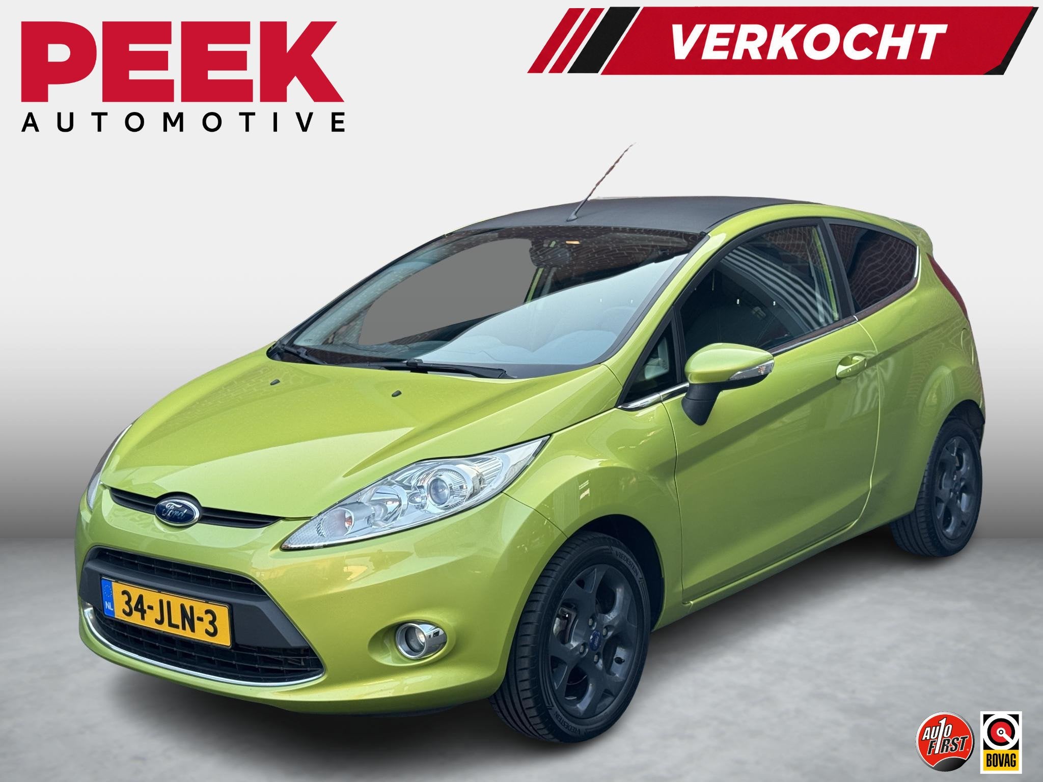 Ford Fiesta 1.25 Titanium | "Black" pack | Airco | Achterspo, Auto's, Voorwielaandrijving, Stof, 4 cilinders, 82 pk