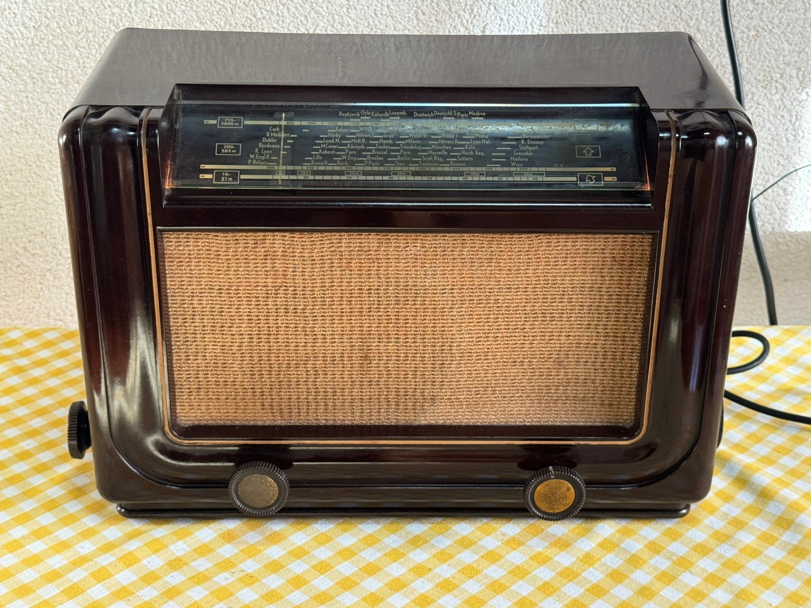 Oude bakkeliet lampen radio nsf h 185u  vaste pr ophale, Antiek en Kunst, Ophalen