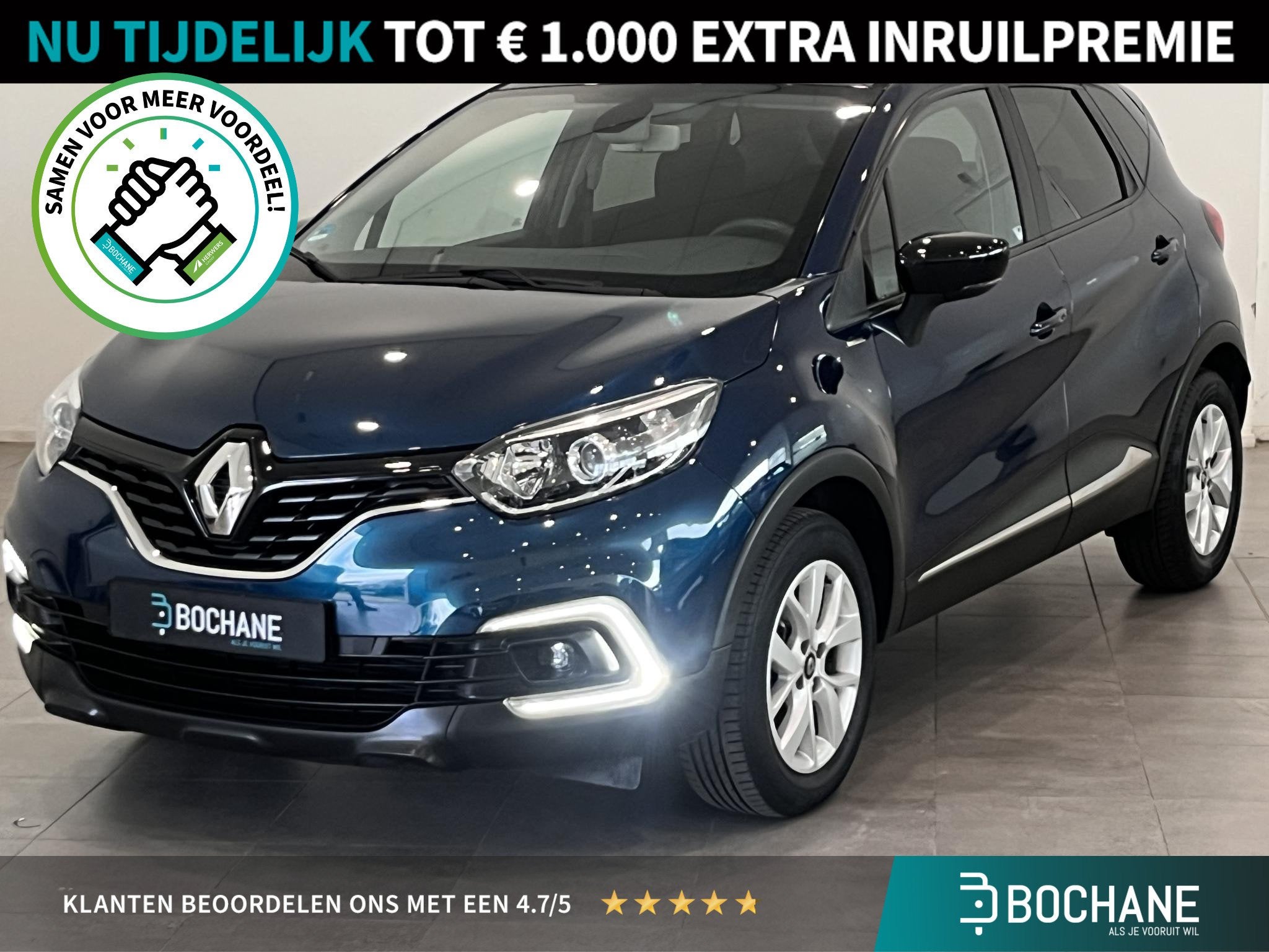 Renault Captur 0.9 TCe Limited | Trekhaak | Stoelverwarming, 898 cc, Renault Nederland N.V., Handgeschakeld, Postbus 75784
1118 ZX  Schiphol-Rijk, NL