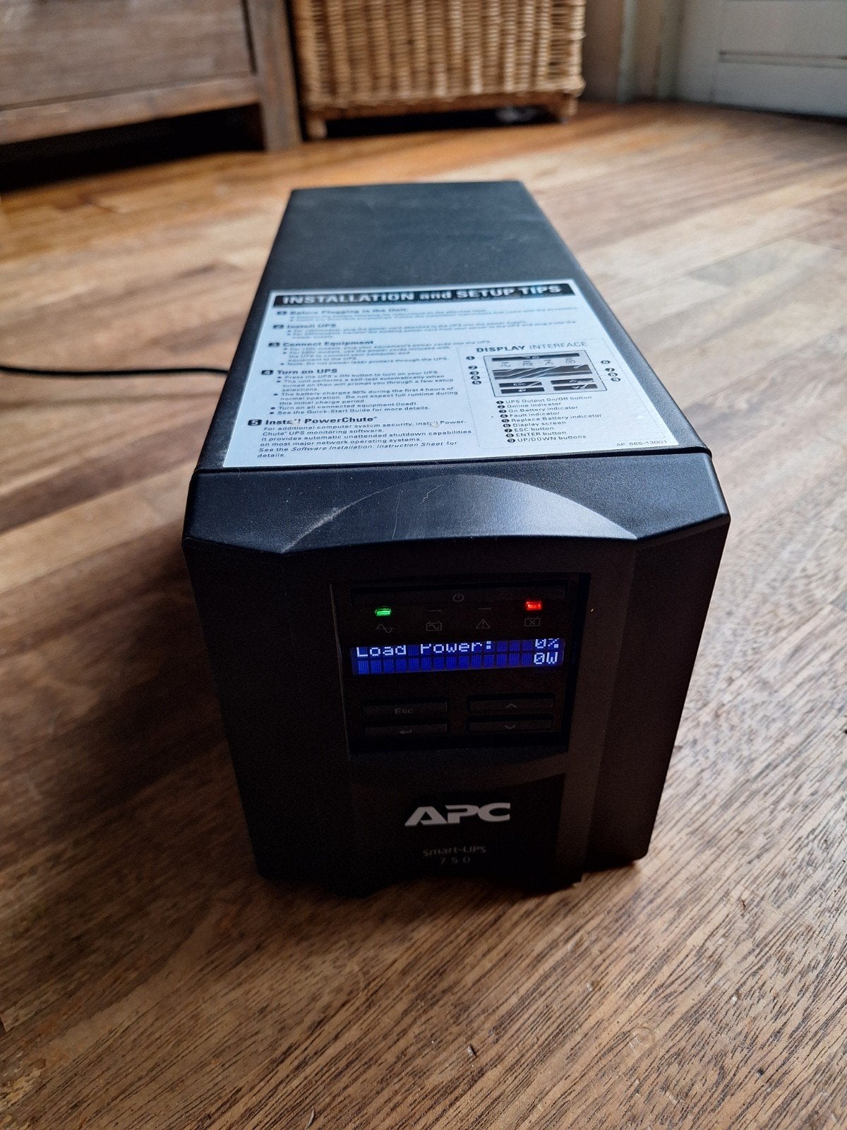 APC smart UPS SMT750I - Nieuwe batterijset nodig, Ophalen of Verzenden