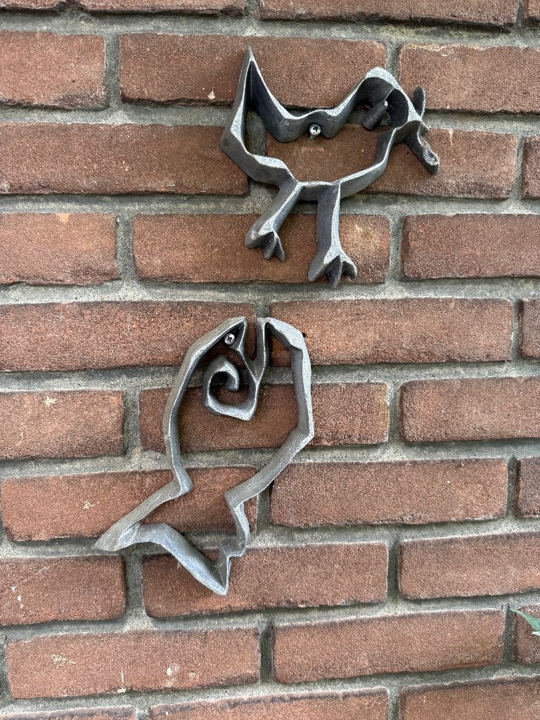 Teun Kees Aluminium onderzetters, Ophalen, Handgemaakt, Gebruikt, Pannenonderzetter