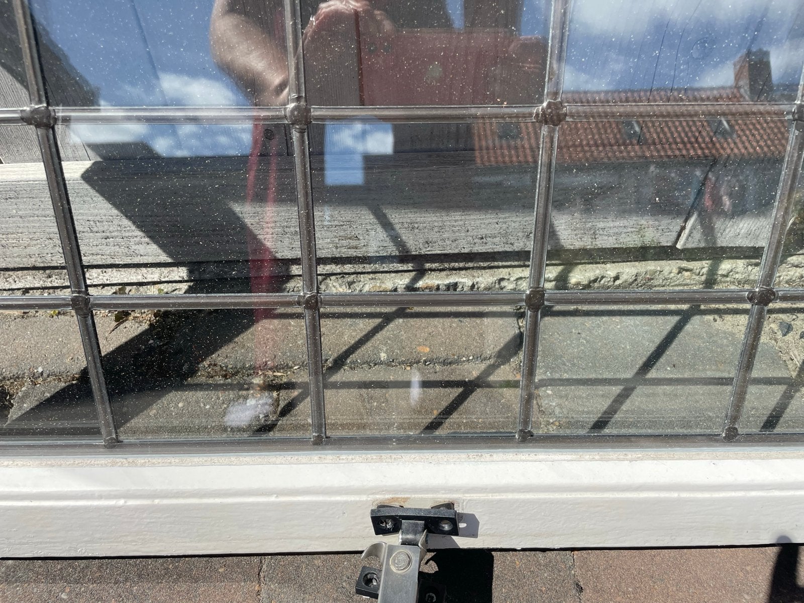 Gebruikt Gevelraam dubbelglas met Glas in Lood, Ophalen, Gevelraam of Ruit, Gebruikt, Minder dan 80 cm