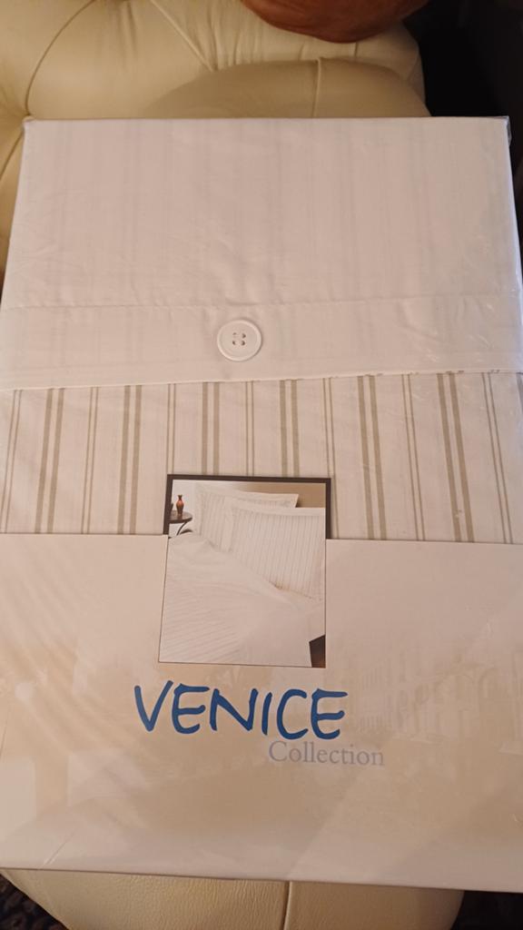 Venice Collection Dekbedovertrek Boston 140x220 cm, Ophalen of Verzenden