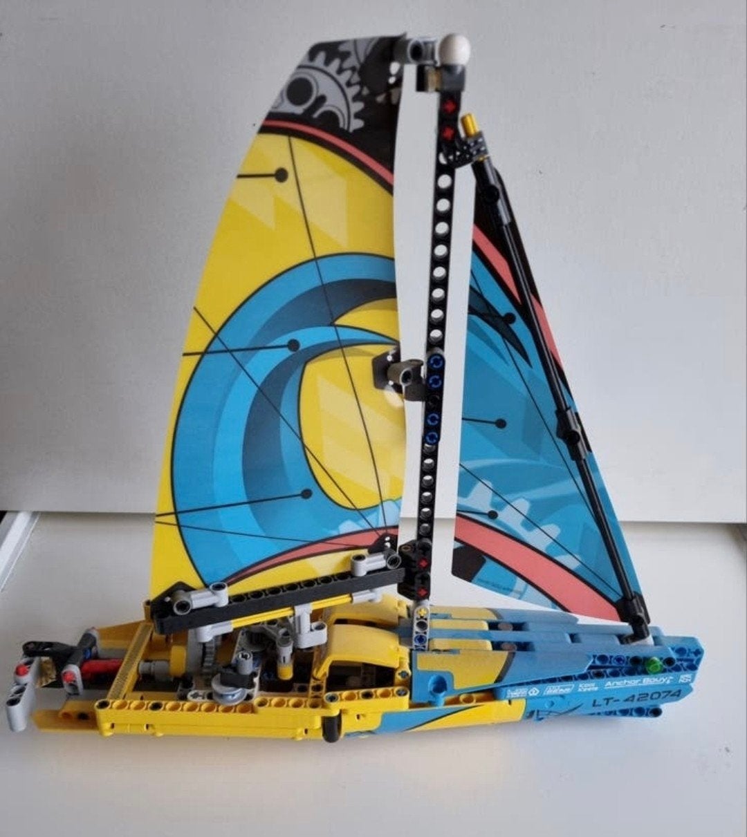 Lego Technic 42074 Race Jacht met boekjes, Ophalen, Gebruikt, Lego