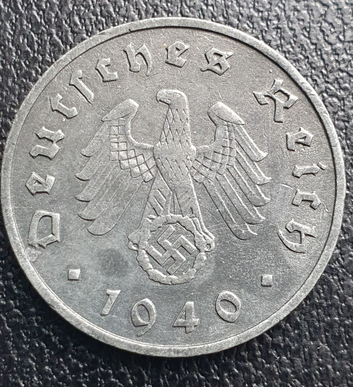 Duitsland Derde Rijk 10 pfennig munt 1940 A Nazi Duitsland., Ophalen of Verzenden, Duitsland, Losse munt